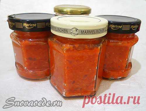 Вареная аджика очень острая