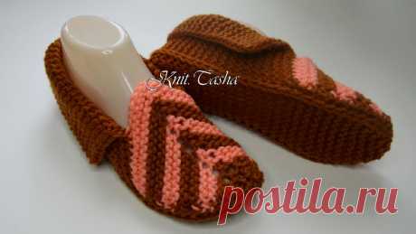 Интересная модель следков на двух спицах / вязание спицами | Knit.Tasha | Пульс Mail.ru