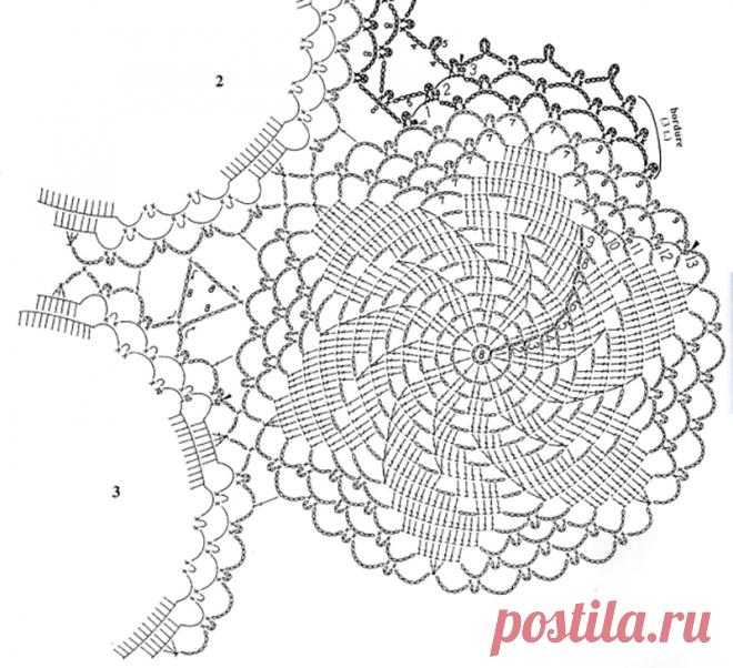 Филейные салфетки крючком - схемы (28 вариантов)