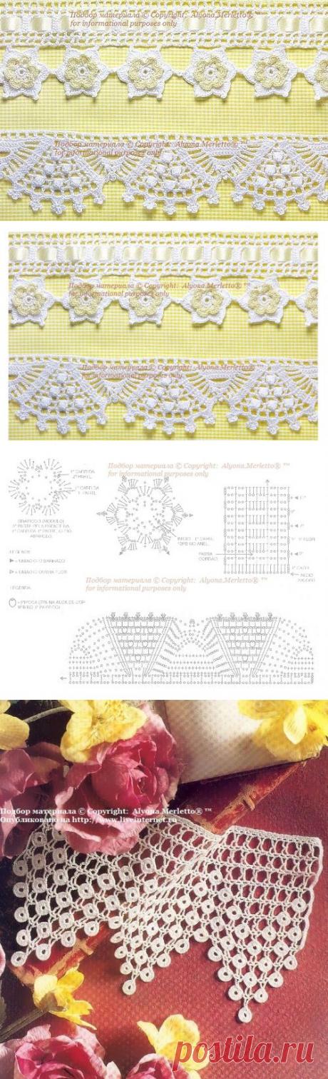 Кайма крючком ... от Bordados Modernos Barradinhos (Португалия)