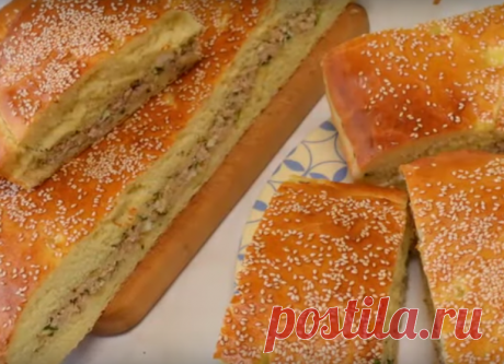 Очень вкусный пирог с мясом