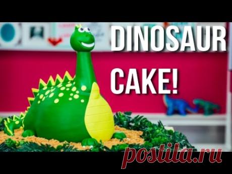 How To Make A DINOSAUR CAKE! A Chocolate CAKEASAURUS REX For My Son’s 3rd BIRTHDAY!