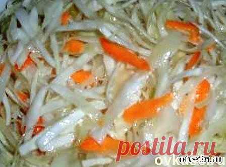 капуста маринованная САЛАТНАЯ - Простые рецепты Овкусе.ру