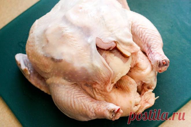 InVkus: Курица, начиненная беконом, с гарниром из цветной капусты