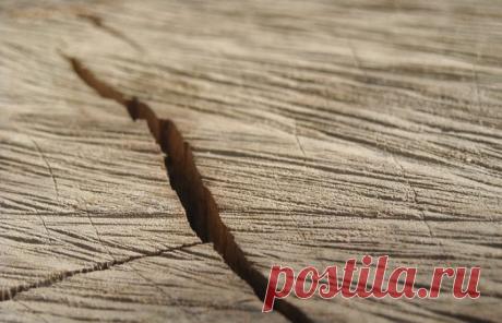 Как заделать трещину в деревянном изделии