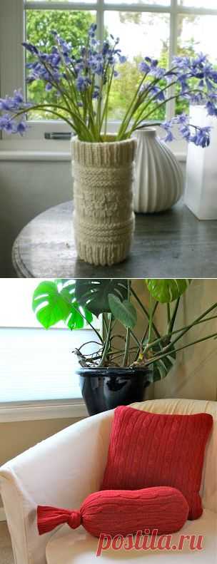 Вязаный декор — Женский  журнал