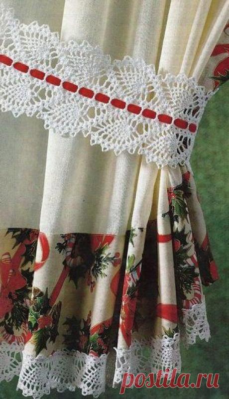 Подхватка для штор крючком | Рукоделие и вязание