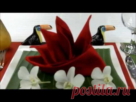 20 способов Украшения стола салфетками (Видео) — Копилочка полезных советов