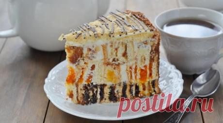 Торт "Пенек" - ПУТЕШЕСТВУЙ ПО САЙТУ. Вкусный торт со сметанным кремом и сухофруктами. Кислинка сухофруктов приятно сочетается со сладким кремом. Торт для большой компании. ИНГРЕДИЕНТЫ тесто: мука пшеничная 4 стакана сметана 1 стакан сахар 1 стакан яйцо куриное 1 шт. сода 0,5 ч.л. начинка: курага 250 г чернослив 250 г изюм 250 г крем: сметана жирная …