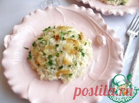 Ризотто с карамелизованным луком - кулинарный рецепт
