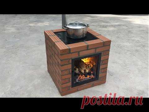 Как сделать эффективную дровяную печь в сочетании с духовым шкафом