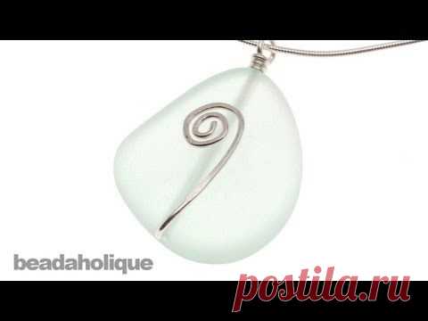 Мастера рукоделия - рукоделие для дома. Бесплатные мастер-классы, фото и видео уроки - Видео мастер-класс по сборке бижутерии: Кулон из морского стекла
