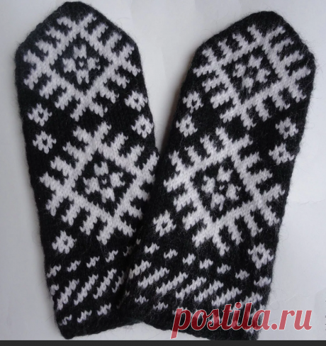 Варежки, как удивительный способ сохранения народных традиций + схемы самого красивого жаккарда. | Первый вязальный! | Яндекс Дзен