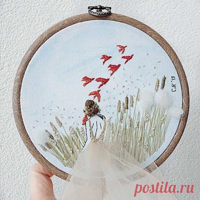 Объемная вышивка без границ: идеи — Сделай сам, идеи для творчества - DIY Ideas