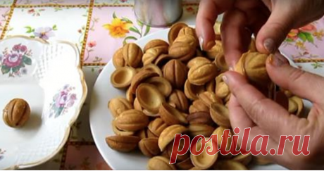 Как приготовить орешки со сгущенкой без орешницы.