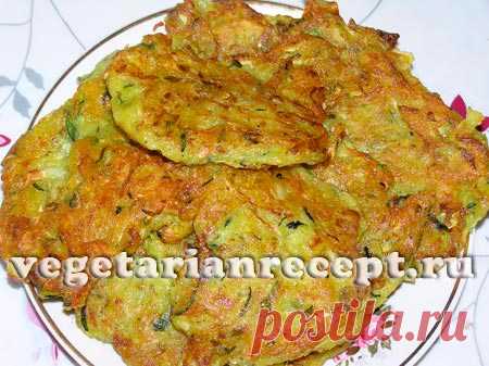 Оладьи из кабачков и картофеля, без яиц