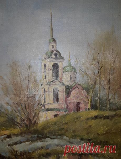 Картина масло. Храм Вознесения Господня. Церковь Исидора Блаженного. г. Ростов Авторская работа. Художник : А. Абрамов. 
Размер рамы : 290 х 230 х 18 мм. 
Размер полотна : 180 х 235 мм. ДВП. 

Цена : 4500 руб. 

Купить сейчас : 

#Картинамасло #ХрамВознесенияГосподня #ЦерковьИсидораБлаженного #РостовЯрославскойобласти #Авторскаяработа #художникАбрамов