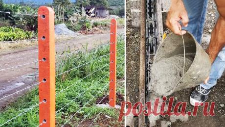 Как изготовить железобетонные столбы и установить светопроницаемое ограждение участка Для защиты огорода или дачного участка от животных и посторонних лиц их огораживают. Нужные материалы предлагает рынок, но по довольно дорогой цене. Чтобы сократить расходы, некоторые из них можно изготовить самому, и для этого не нужна особая квалификация. Понадобится Заготовим следующие