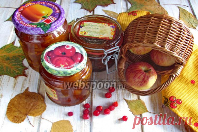Варенье из яблок с калиной