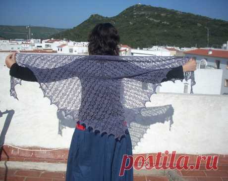 Шаль Воздушные шары / Baloons shawl | Knitting club // нитин клаб