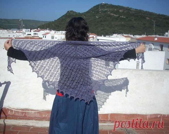 Шаль Воздушные шары / Baloons shawl | Knitting club // нитин клаб