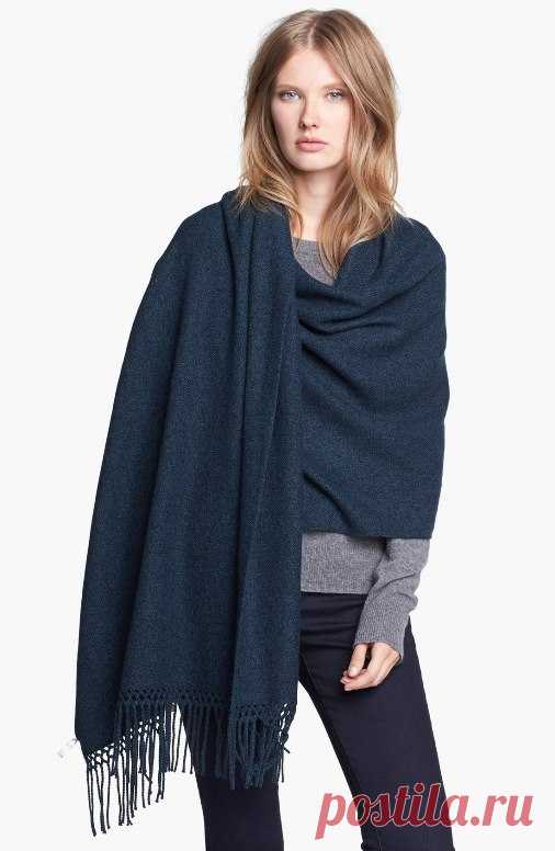 Модный трюк: платок — на плечи
