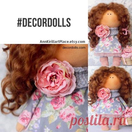 Tilda Doll Handmade Interior Soft Doll Nursery Cloth Doll | Etsy