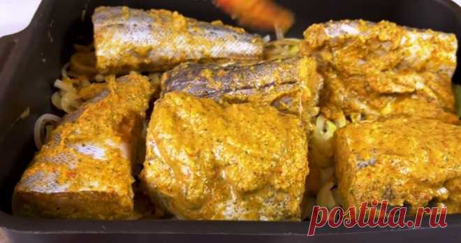 Попробовала минтай у подруги и без рецепта не ушла. Такого вкусного минтая еще не ела