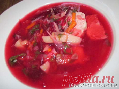 Борщ в мультиварке - рецепт с фото | И вкусно и просто