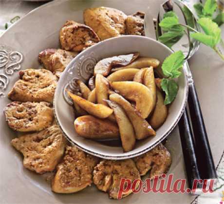 Фуа-гра с бальзамическими грушами, закуска. Пошаговый рецепт с фото на Gastronom.ru
