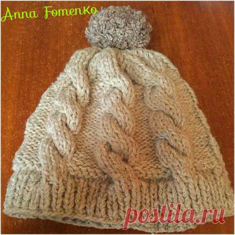 шапка с бубоном для детей. тепло, уютно, не "кусается"