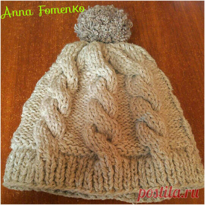 шапка с бубоном для детей. тепло, уютно, не "кусается"