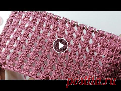 Ажурные узоры спицами. Простая ажурная сеточка для летних вещей Ажурный узор спицами - простая сеточка с рельефными вертикальными дорожками. Актуально для летних изделий!!! Раппорт узора - 2 петли и 2 ряда....