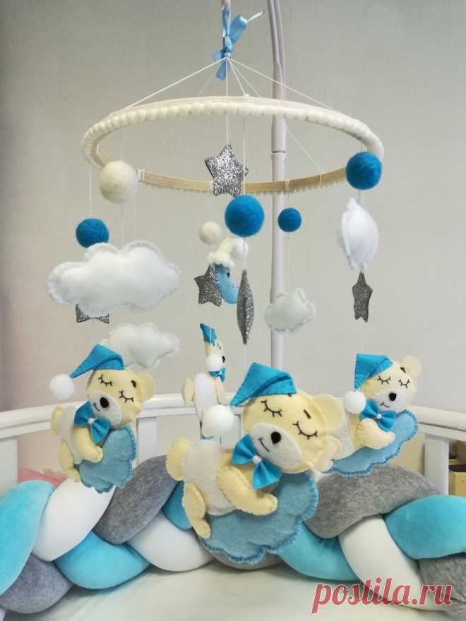 Нужен ли мобиль на детскую кроватку? Статья автора «Мастерская 