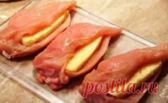 Ужин для самых любимых! Нежнейшая Куриная грудка с сыром Диетическое и вкусное блюдо!