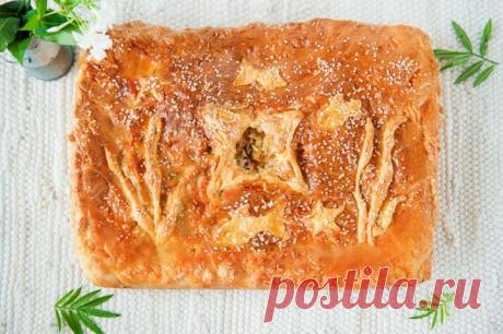 Пирог с рыбой и рисом - пошаговый рецепт с  - как приготовить - ингредиенты, состав, время приготовления - Леди Mail.Ru