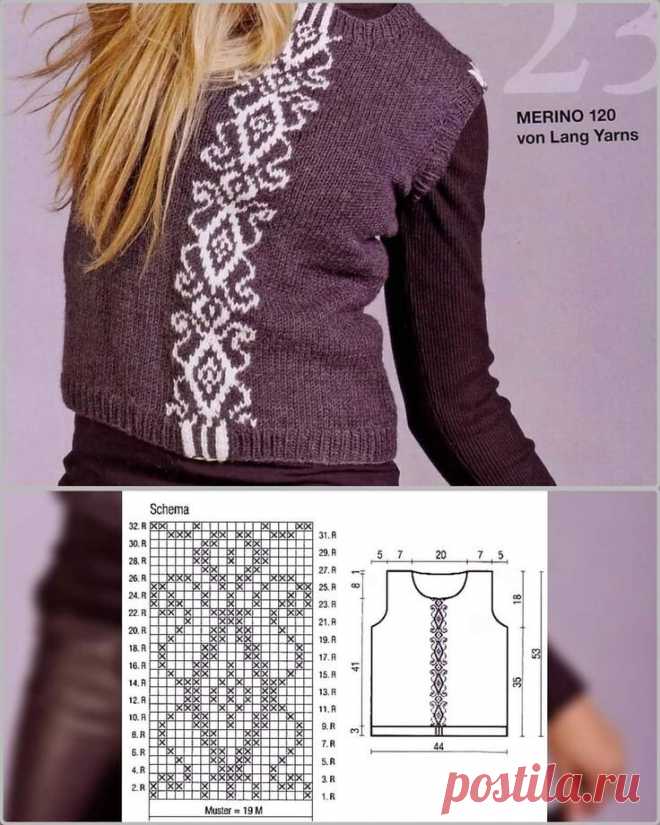 Зимние узоры спицами: вяжем зимнюю сказку. | Жанна Рыбкина | Дзен