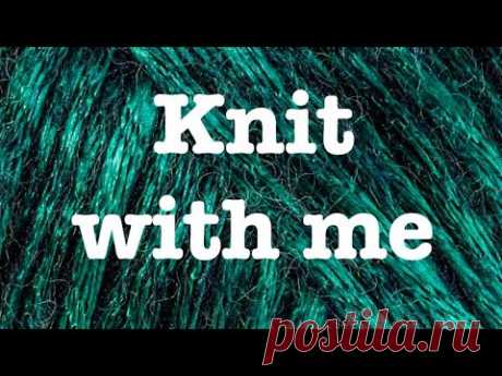 Вязаный кардиган| Кардиган 56-58р| Клетка в изумруде. knit with me. г.