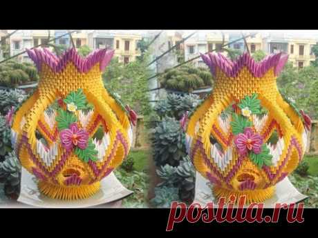 3D Origami Lantern V3 | Paper Lantern Home Decoration