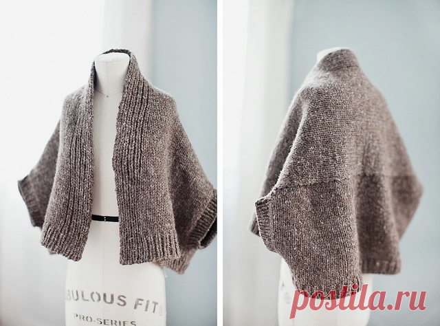 Интересная модель кардигана — Сделай сам, идеи для творчества - DIY Ideas