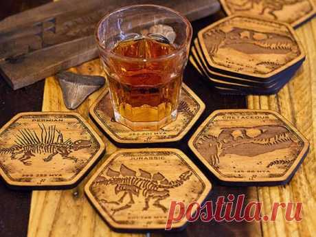 Avoid cup marks with prehistoric table protection. -