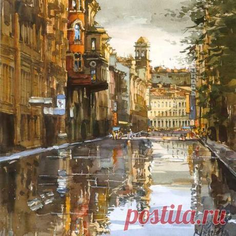 Акварельные пейзажи Сергея Алексеева Алексеев Сергей родился в Ленинграде.
Мастерству живописца обучался в Ленинградском Художественно-графическом педагогическом училище, после чего поступил в Санкт-Петербургский Государственный Академич...