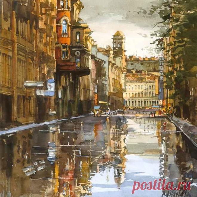 Акварельные пейзажи Сергея Алексеева Алексеев Сергей родился в Ленинграде.
Мастерству живописца обучался в Ленинградском Художественно-графическом педагогическом училище, после чего поступил в Санкт-Петербургский Государственный Академич...