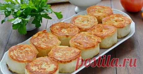 Рулетики из лаваша с сыром и курицей | NashaKuhnia.Ru