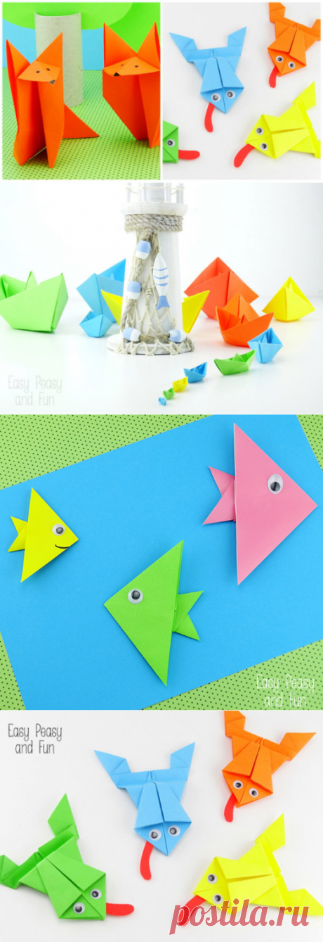 Бумажное творчество: топ-5 простых оригами для ребенка
