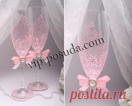 Свадебные бокалы Dream - купить за 476 грн - цена на Свадебные бокалы 400-298 - свадьба на VIP-POSUDA.com