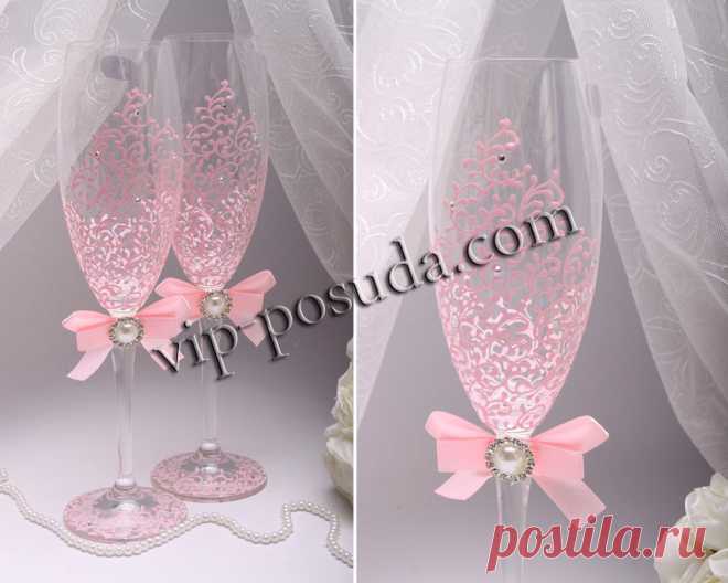 Свадебные бокалы Dream - купить за 476 грн - цена на Свадебные бокалы 400-298 - свадьба на VIP-POSUDA.com