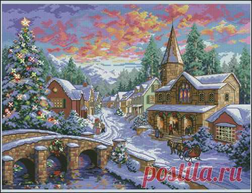 Праздник в деревне » Cхемы вышивки крестом бесплатно и без регистрации