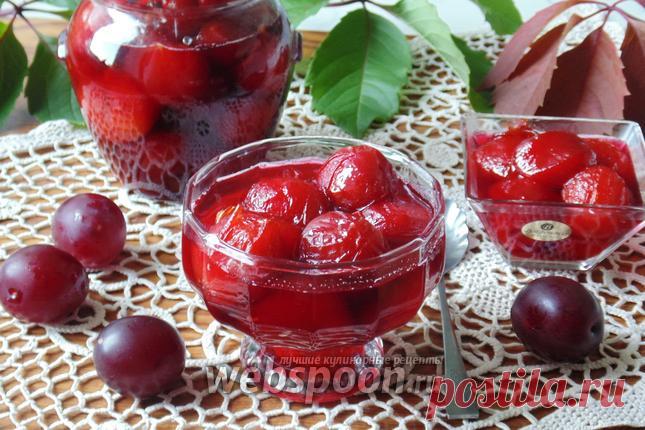 Варенье из красной алычи с косточками