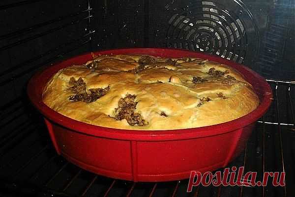 (+1) тема - Пирог «Быстрый и вкусный» из теста на кефире со сметаной и майонезом | ВКУСНО ПОЕДИМ!